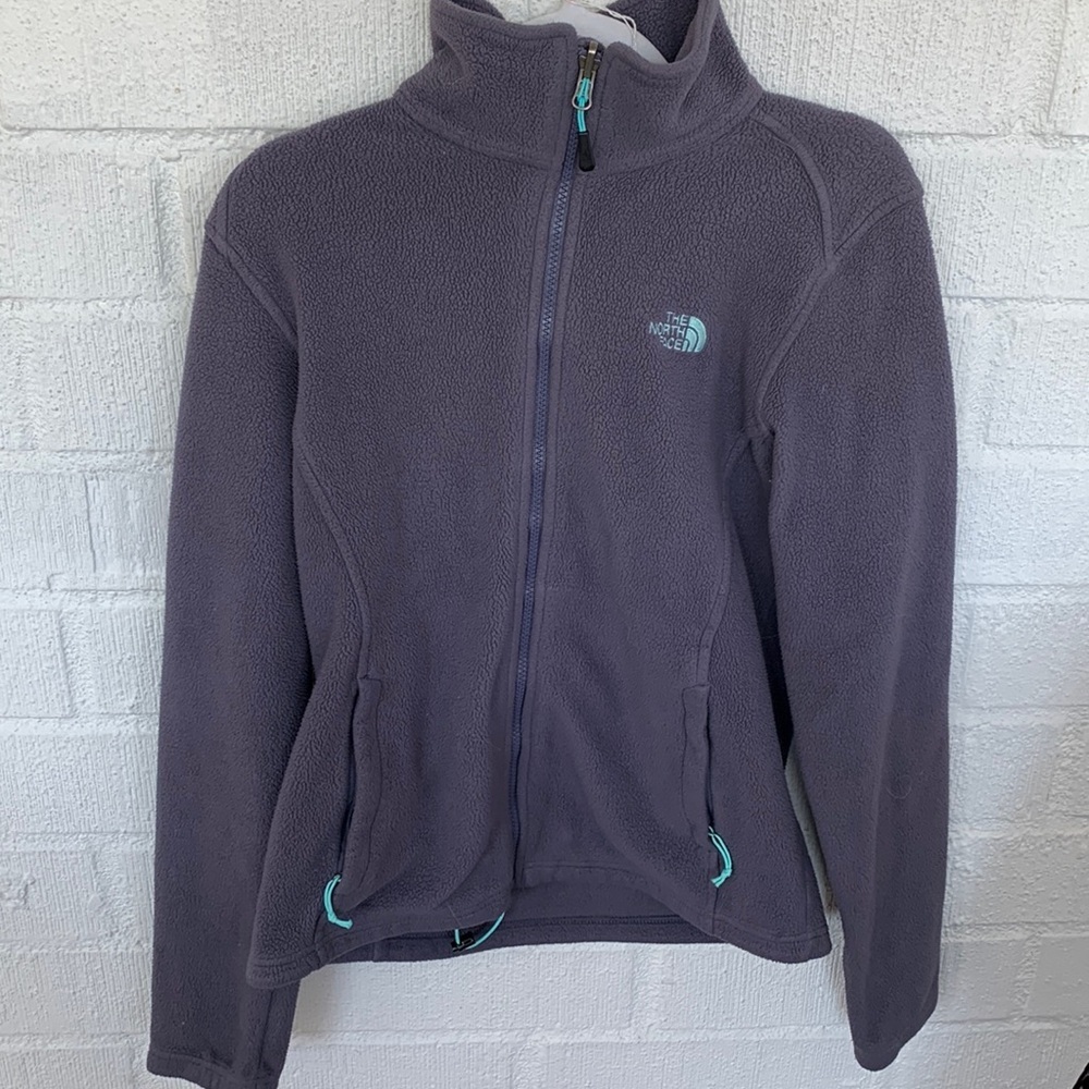 The North Face Turquoise Full Zip Up Jacket size Small
